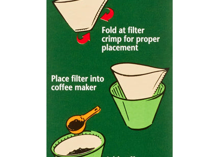 Melitta Natural Brown Paper Cone Coffee Filters #4 Unbleached 100ct (4 Pack) - Food & Beverages > Non-Alcoholic Drinks