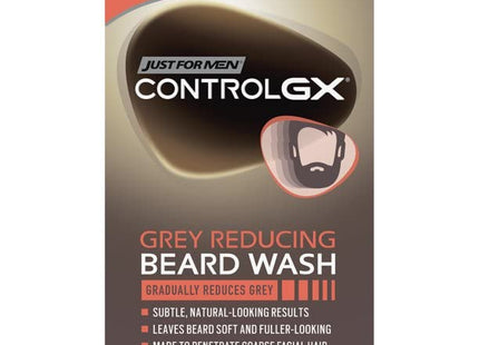 Just For Men Control GX Gradual Grey Reducing Beard Wash Shampoo 4oz (2 Pack) - Personal Care > Hair & Styling