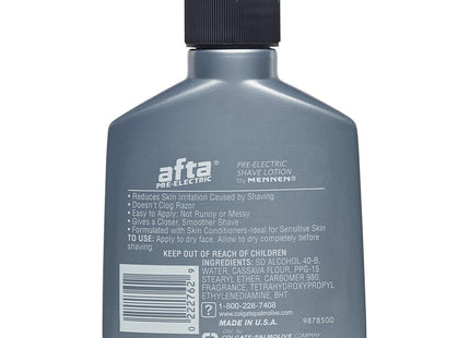 Mennen Afta PreElectric Shave Lotion and Skin Conditioner Original 3oz - Personal Care > Shaving & Grooming Aftershave