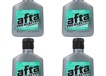 Mennen Afta PreElectric Shave Lotion and Skin Conditioner Original 3oz (4 Pack) - Personal Care > Shaving & Grooming