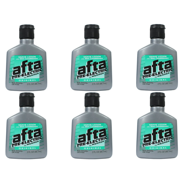 Mennen Afta PreElectric Shave Lotion and Skin Conditioner Original 3oz (6 Pack) - Personal Care > Shaving & Grooming