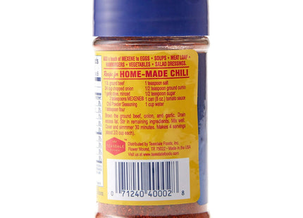 Mexene Original Chili Powder Seasoning Blend Cumin Oregano Garlic 2oz - Food & Beverages > Herbs Spices Seasonings