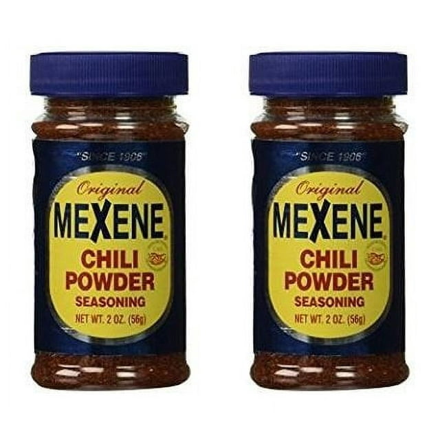 Mexene Original Chili Powder Seasoning Blend Cumin Oregano Garlic 2oz (2 Pack) - Food & Beverages > Herbs Spices