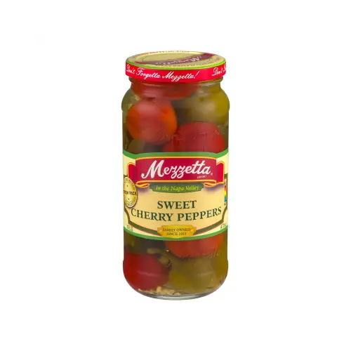 a jar of pickled tomatoes