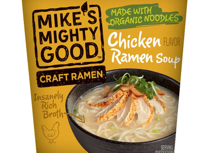 Mike’s Mighty Good Chicken Ramen Soup Instant Noodles Cups 1.6oz (12 Pack) - Food & Beverages > Prepared Ready Meals