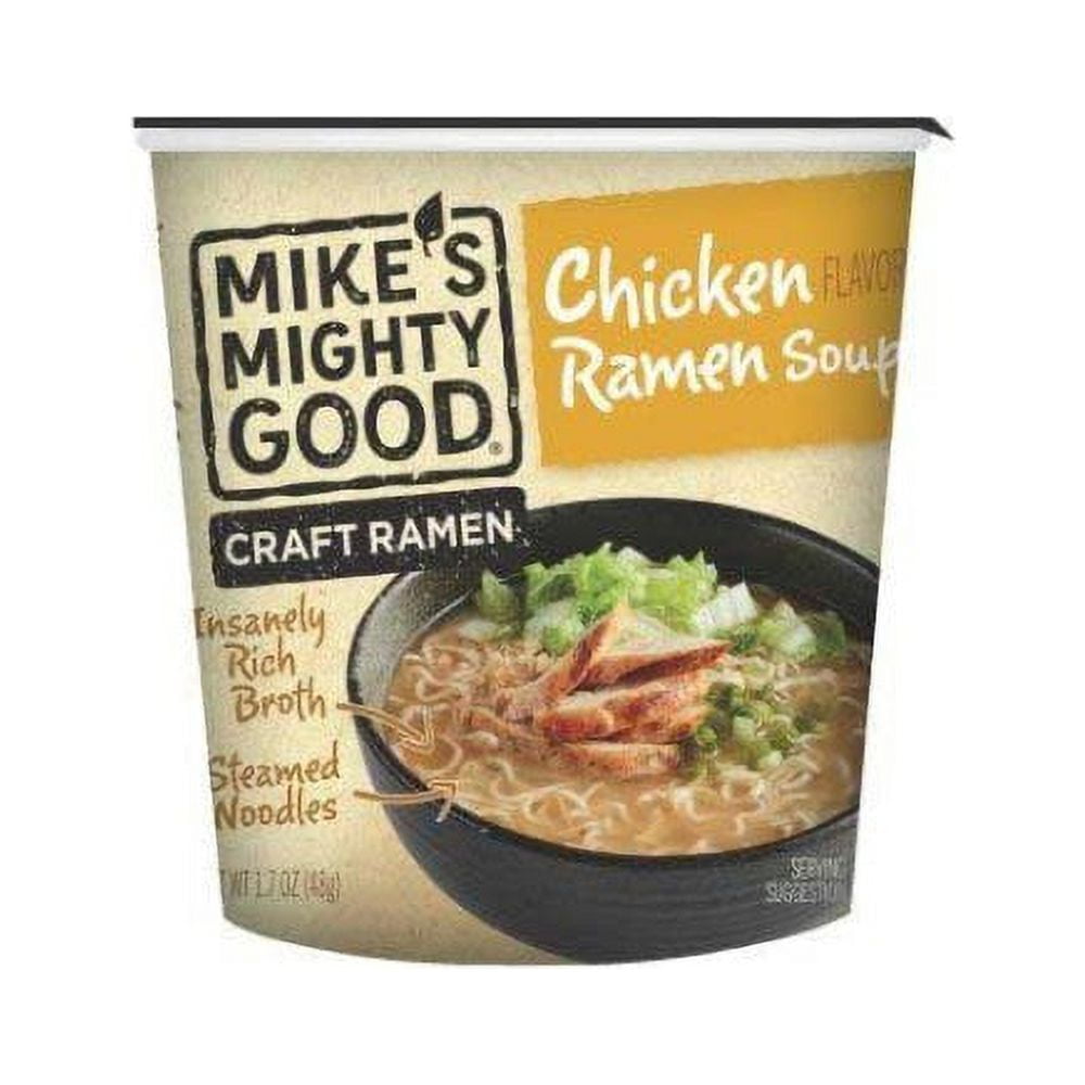 Mighty Mike's Ramon Mike's Mighty Good Chicken Ramen Soup -1.6 Oz (PacK Of 24) – High Mart