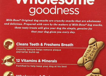 Milk-Bone Original Mini Dog Biscuits Small Crunchy Treats 24oz (12 Pack) - Pet Supplies > Chews &