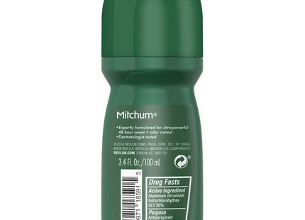 Mitchum Men Anti-Sweat Antiperspirant Deodorant Roll-On Unscented 3.4oz (4 Pack) - Personal Care > Bath & Body