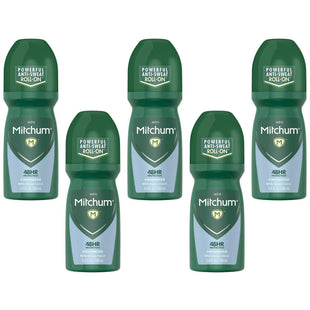 Mitchum Men Anti-Sweat Antiperspirant Deodorant Roll-On Unscented 3.4oz (5 Pack) - Personal Care > Bath & Body