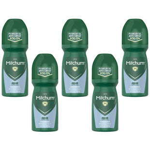Mitchum Men Anti-Sweat Antiperspirant Deodorant Roll-On Unscented 3.4oz (5 Pack) - Personal Care > Bath & Body