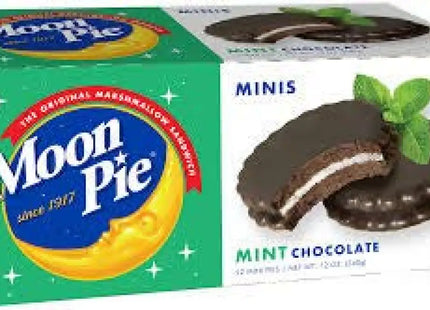 moon pie mint chocolate cookies