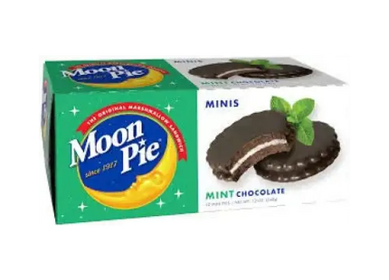 moon pie mint chocolate cookies