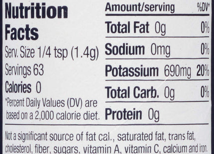 Morton Sodium Free Salt Substitute Sodium-Restricted Diets 3.12oz (12 Pack) - Food & Beverages > Herbs Spices Seasonings