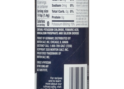 Morton Sodium Free Salt Substitute Sodium-Restricted Diets 3.12oz (12 Pack) - Food & Beverages > Herbs Spices Seasonings