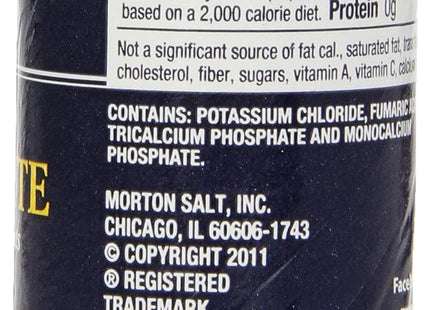 Morton Sodium Free Salt Substitute Sodium-Restricted Diets 3.12oz (12 Pack) - Food & Beverages > Herbs Spices Seasonings