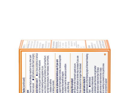 Motrin IB Liquid Gels Ibuprofen 200 mg Pain & Fever Relief Capsules 20ct (24 Pack) - Health Care > Over-the-Counter
