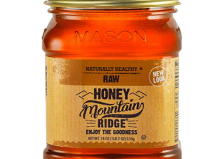 Mountain Ridge Honey Naturally Healthy 100% Pure Raw 18oz (2 Pack) - Food & Beverages > Jam Spreads