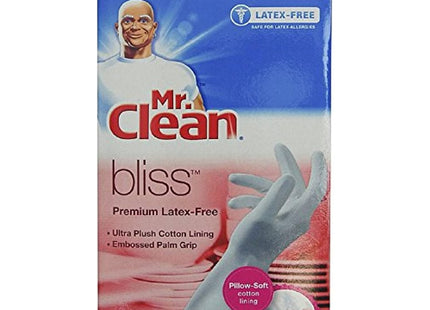 Mr. Clean Premium Latex-Free Gloves Bliss Medium Size 1-Pair (2 Pack) - Household Supplies > Cleaning