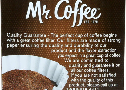 Mr. Coffee White Paper Basket Filters 8-12 Cup 50ct (3 Pack) - Food & Beverages > Non-Alcoholic Drinks
