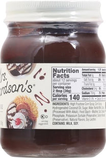 Mrs Richardsons Topping Fudge Hot 15.5 OZ (Pack Of 12) - Food Beverages & Tobacco > Items Condiments Sauces Dessert