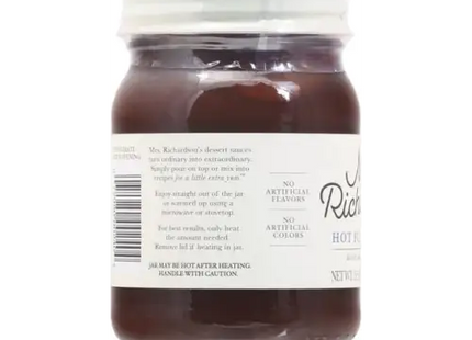 Mrs Richardsons Topping Fudge Hot 15.5 OZ (Pack Of 1) - Food Beverages & Tobacco > Items Condiments Sauces Dessert