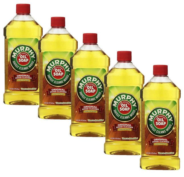 Murphy Oil Soap Original Concentrated Liquid Wood Floor Cleaner 16oz (5 Pack) - Household Supplies > Cleaning Products