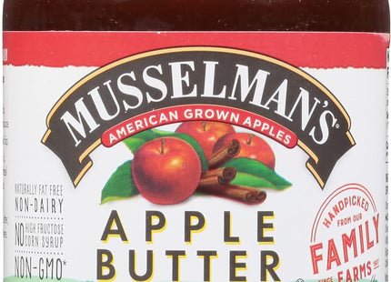 Musselman’s American Grown Apples Fat Free Non-GMO Apple Butter 17oz - Food & Beverages > Jam Honey Spreads Jams