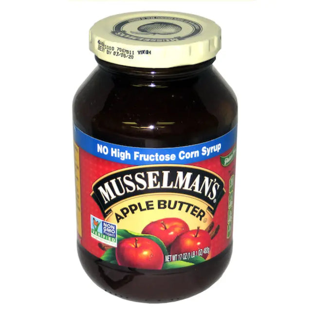 a jar of apple butter