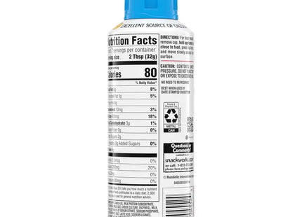 a bottle of nutrition facts on a white background