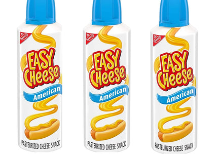 Nabisco Kraft Easy Cheese American Pasteurized Snack 8oz (3 Pack) - Food & Beverages > Jam Honey Spreads