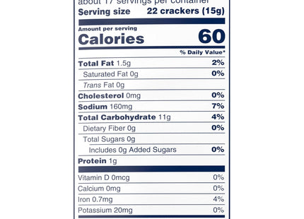 Nabisco Premium Original Soup & Oyster Bite Size Crackers Fat-Free 9oz (12 Pack) - Food Beverages > Pantry Crispbread