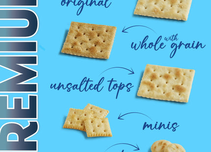 Nabisco Premium Unsalted Tops Saltine Crispy Low Salt Crackers 16oz (6 Pack) - Food & Beverages > Pantry Crispbread