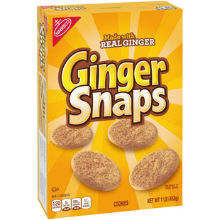 NABISCO Real Ginger Snaps Old Fashioned Cookies Crunchy Snack 16oz (2 Pack) - Food & Beverages > Sweets Chocolate