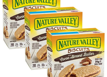 three boxes of naturally biscuits