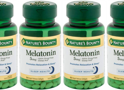 Nature’s Bounty Natural Sleep Aid Relaxation & Softgels 5mg 90ct (12 Pack) - Health Care > Vitamins Lifestyle