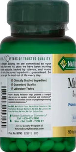 Nature’s Bounty Natural Sleep Aid Relaxation & Softgels 5mg 90ct (12 Pack) - Health Care > Vitamins Lifestyle