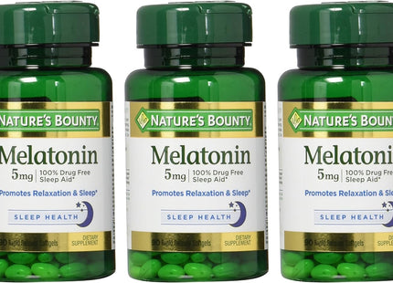 Nature’s Bounty Natural Sleep Aid Relaxation & Softgels 5mg 90ct (12 Pack) - Health Care > Vitamins Lifestyle