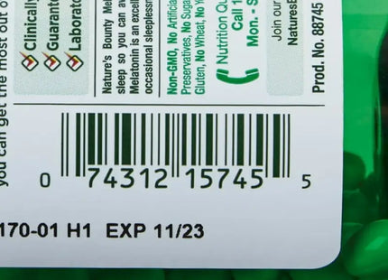 a bottle of pills with a label on it