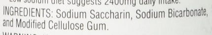 Necta Sweet Saccharin Sugar Substitute Zero-Calorie Tablets 1000ct (24 Pack) - Food & Beverages > Sweeteners Substitutes