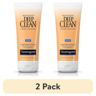 Neutrogena Deep Clean Cream Facial Cleanser With Salicylic Acid 7oz (2 Pack) - Personal Care > Skin Cleansers & Toners