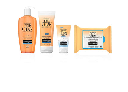 Neutrogena Deep Clean Cream Facial Cleanser With Salicylic Acid 7oz (4 Pack) - Personal Care > Skin Cleansers & Toners