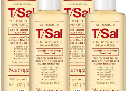 Neutrogena T/Sal Therapeutic Shampoo Scalp Build-up Control 4.5 FLoz (12 Pack) - Personal Care > Hair & Styling