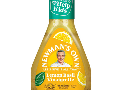 Newman’s Own Lemon Basil Italian Vinaigrette Dressing Gluten-Free 16oz (6 Pack) - Food & Beverages > Condiments