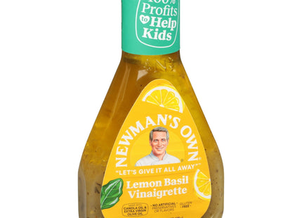 Newman’s Own Lemon Basil Italian Vinaigrette Dressing Gluten-Free 16oz (4 Pack) - Food & Beverages > Condiments