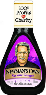 a bottle of newman’s own sauce