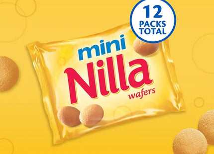 a bag of nila water on a yellow background