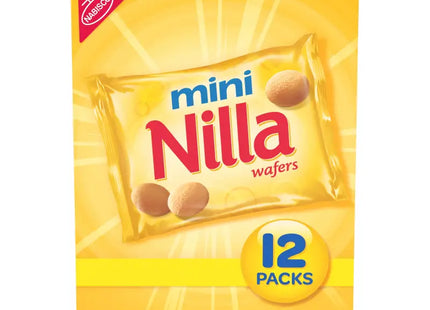 a close up of a box of mini nilla wafers