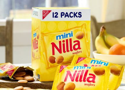 Nilla Wafers Mini Traditional Vanilla Wafer Cookies Snack 1oz 12ct (24 Pack) - Food & Beverages > Sweets Chocolate