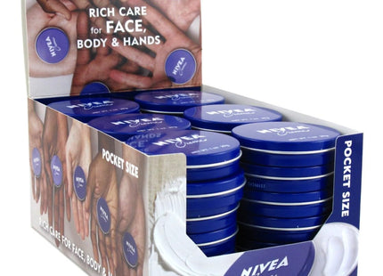 NIVEA Creme Body Face and Hand Moisturizing Cream Unisex Travel Size 1oz (6 Pack) - Personal Care > Skin Lotion &