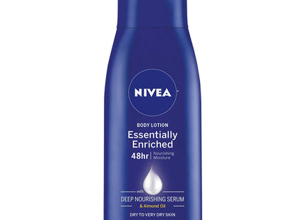 NIVEA Essentially Enriched Deep Nourishing Almond Oil Body Lotion 2.5oz (3 Pack) - Personal Care > Skin & Moisturizer